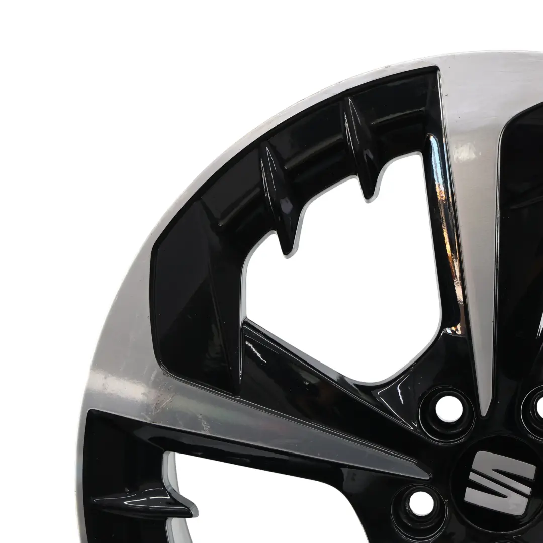 Rim Alloy Brillian Black 18" 7J ET:51 to Seat Ibiza FR 6K1 Wheel with Part number 6F0601025S Seat Ibiza FR 6K1 Wheel Rim Alloy Brillian Black 18" 7J ET:51 - SKU 6F0601025S-3 - Part number 6F0601025S