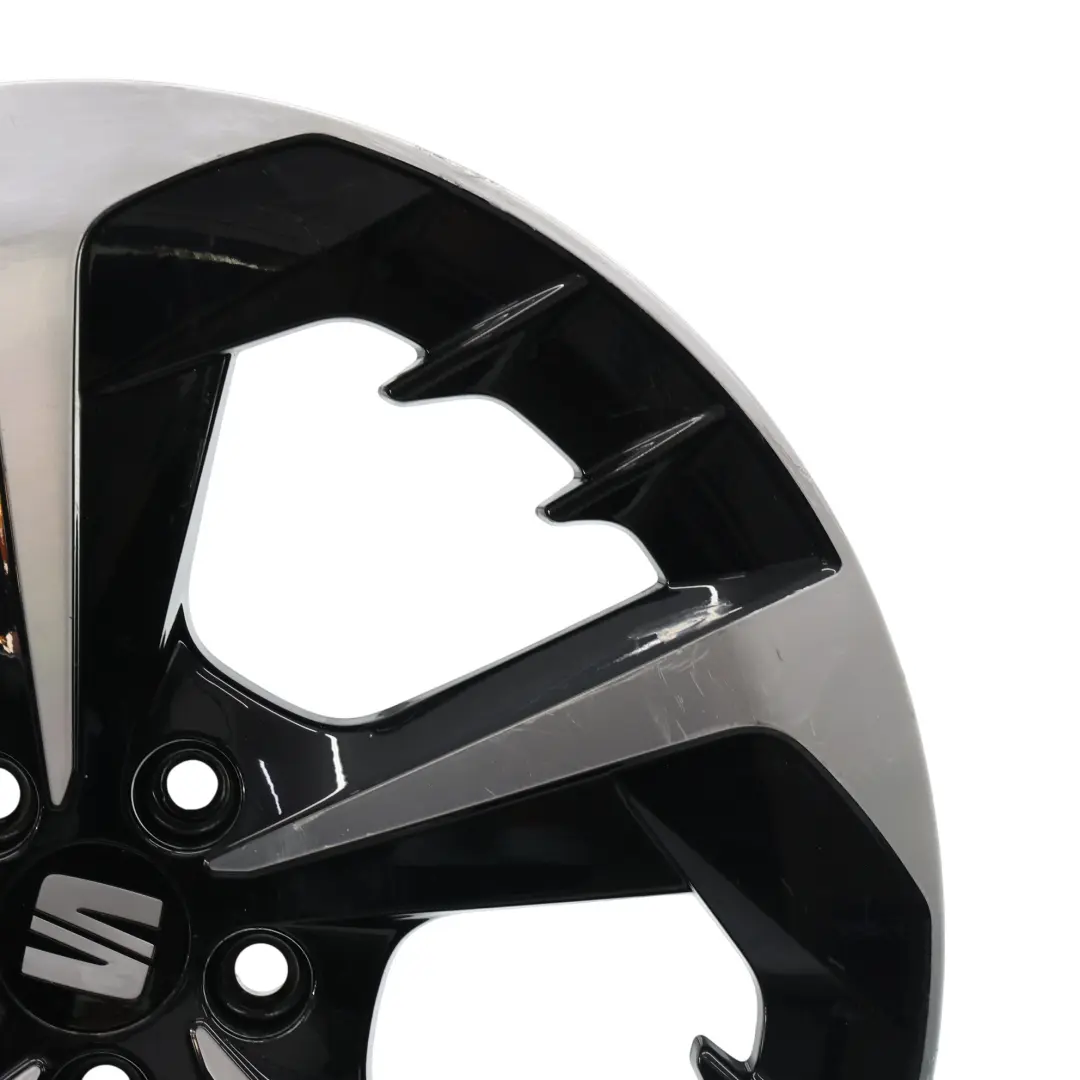 Rim Alloy Brillian Black 18" 7J ET:51 to Seat Ibiza FR 6K1 Wheel with Part number 6F0601025S Seat Ibiza FR 6K1 Wheel Rim Alloy Brillian Black 18" 7J ET:51 - SKU 6F0601025S-3 - Part number 6F0601025S