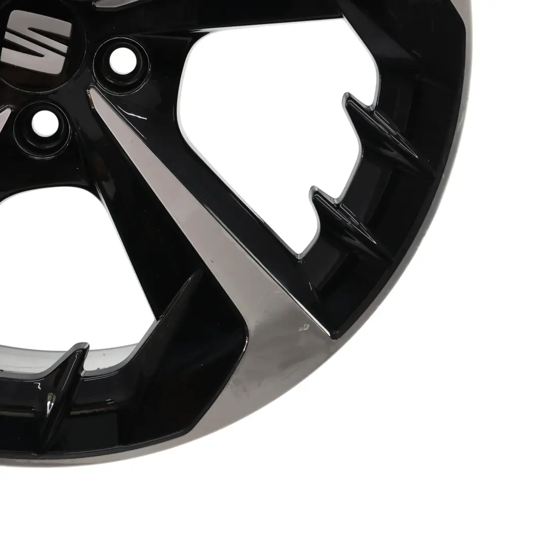 Rim Alloy Brillian Black 18" 7J ET:51 to Seat Ibiza FR 6K1 Wheel with Part number 6F0601025S Seat Ibiza FR 6K1 Wheel Rim Alloy Brillian Black 18" 7J ET:51 - SKU 6F0601025S-3 - Part number 6F0601025S