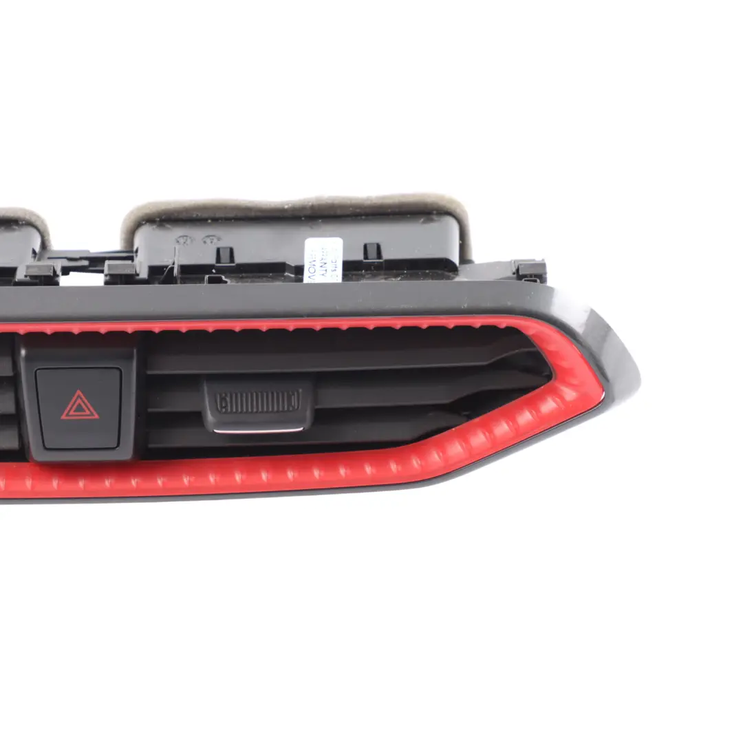 Mk5 Fresh Air Grille Center Vent Dash Dashboard Red to Seat Ibiza FR with Part number 6F0820951E Seat Ibiza FR Mk5 Fresh Air Grille Center Vent Dash Dashboard Red - SKU 6F0820951E - Part number 6F0820951E