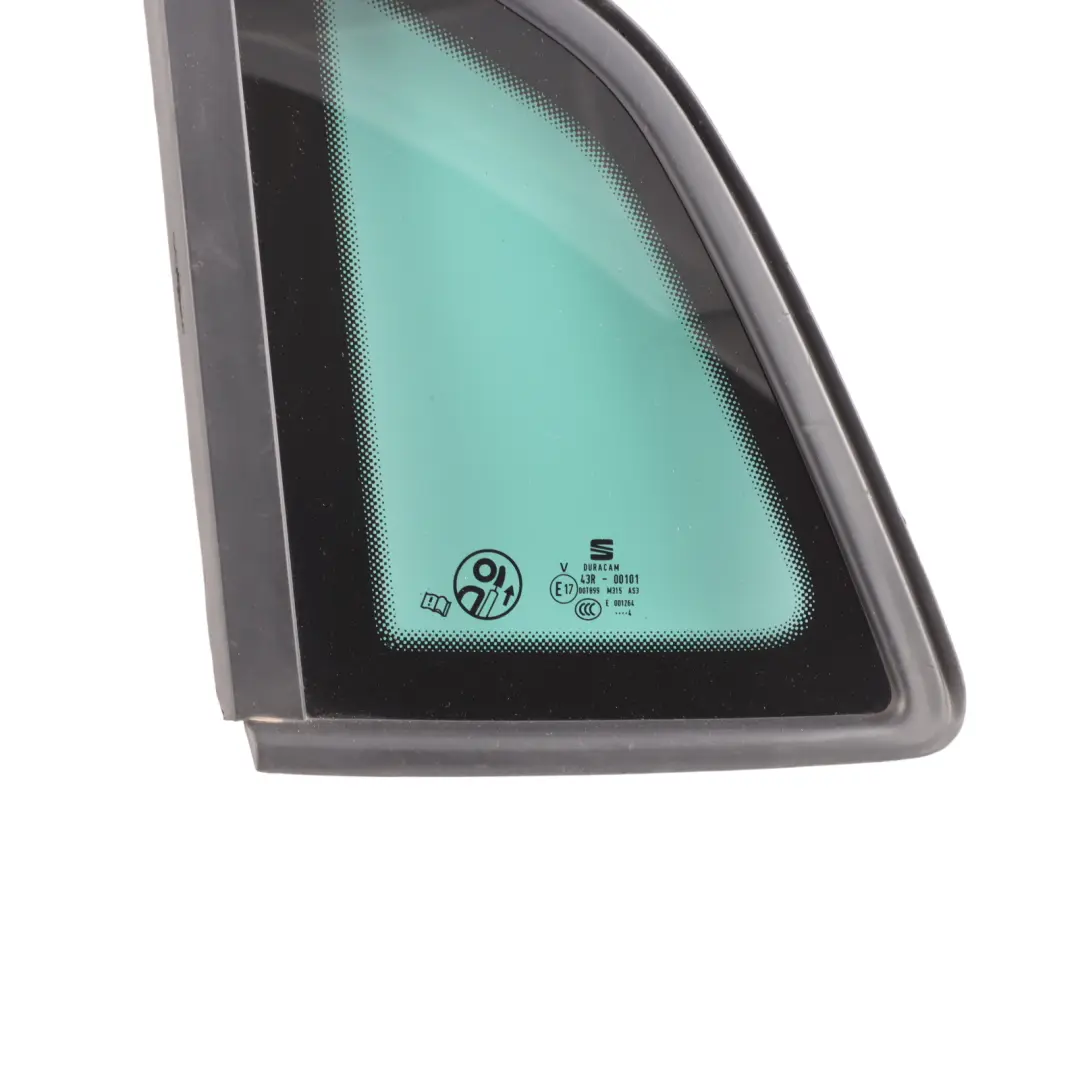 Seat Ibiza FR Side Window Quarter Panel Rear Left N/S 5D AS3 Tinted - SKU 6F0845297AJ - Part number 6F0845297AJ