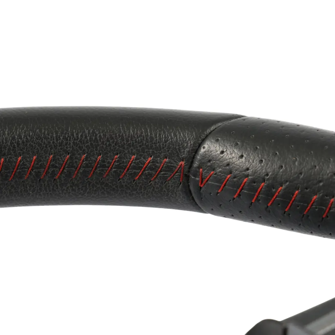 6J FR Volant Cuir Noir Fond Plat pour Seat Ibiza IV à propos du numéro de pièce 6J0419091AG Seat Ibiza IV 6J FR Volant Cuir Noir Fond Plat - SKU 6J0419091AG - Numéro de pièce 6J0419091AG