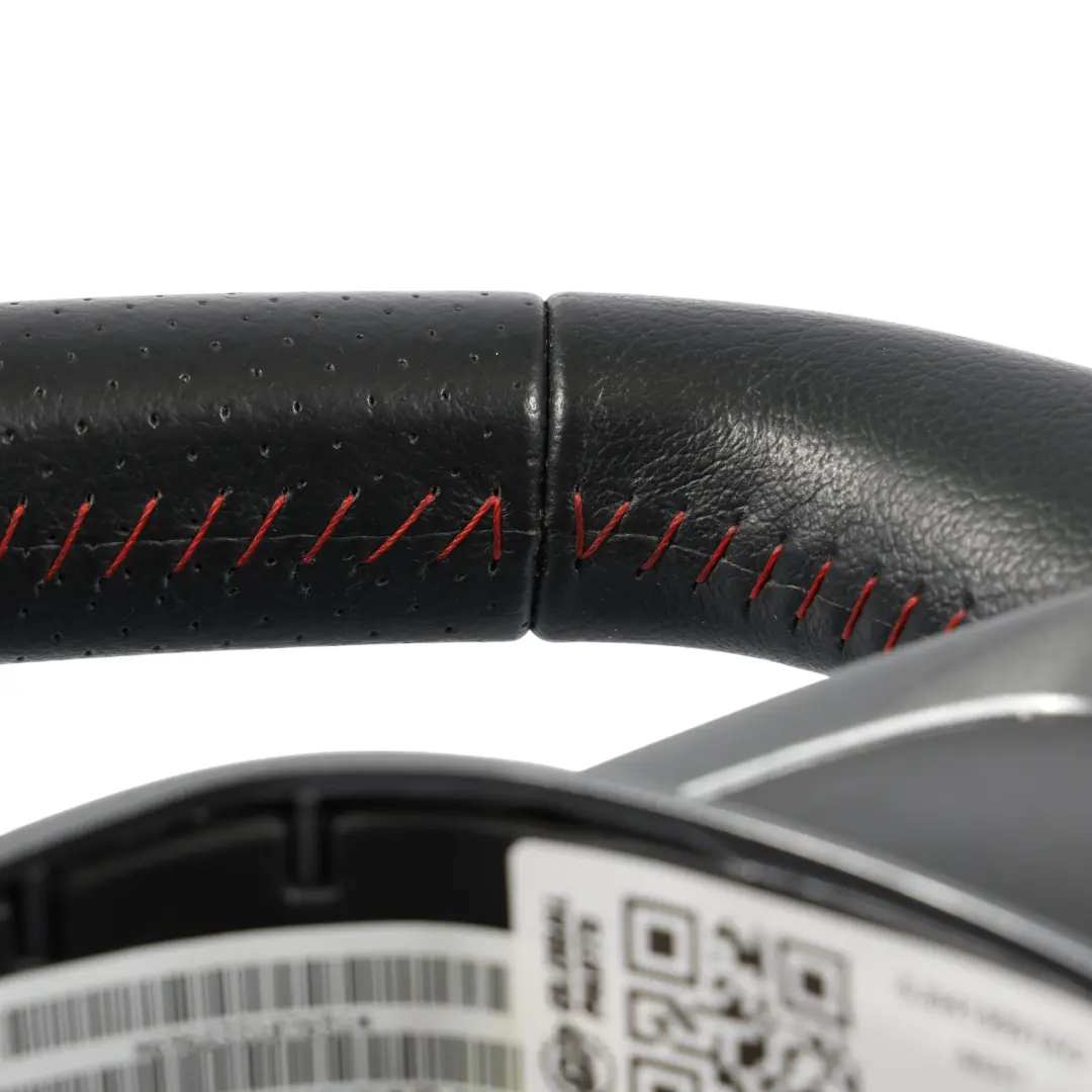 Seat Ibiza IV 6J FR Steering Wheel Black Leather Flat Bottom - SKU 6J0419091AG - Part number 6J0419091AG