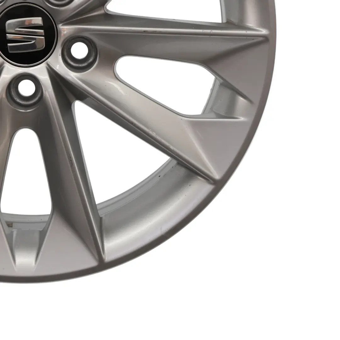 Seat Ibiza Mk4 6J Wheel Alloy 16" 10 Spoke 7J ET:43 Diamond Silver - SKU 6J0601025N-3 - Part number 6J0601025N