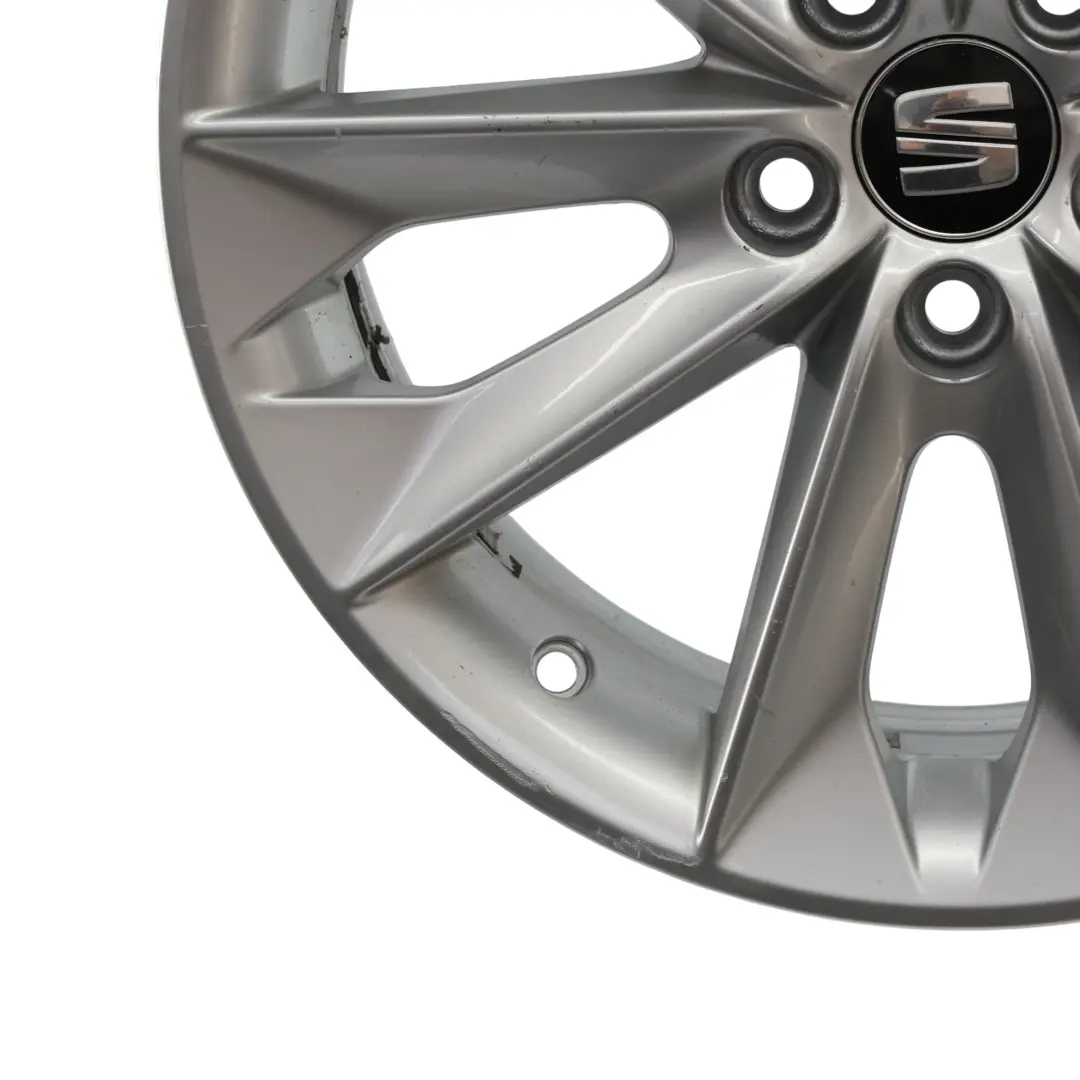 Seat Ibiza Mk4 6J Wheel Alloy 16" 10 Spoke 7J ET:43 Diamond Silver - SKU 6J0601025N-3 - Part number 6J0601025N