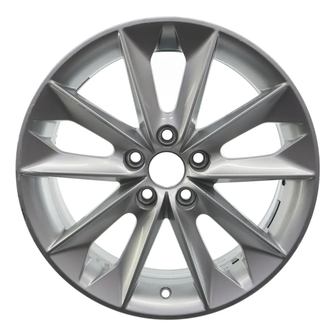 Seat Ibiza Mk4 6J Wheel Alloy 16" 10 Spoke 7J ET:43 Diamond Silver - SKU 6J0601025N-4 - Part number 6J0601025N