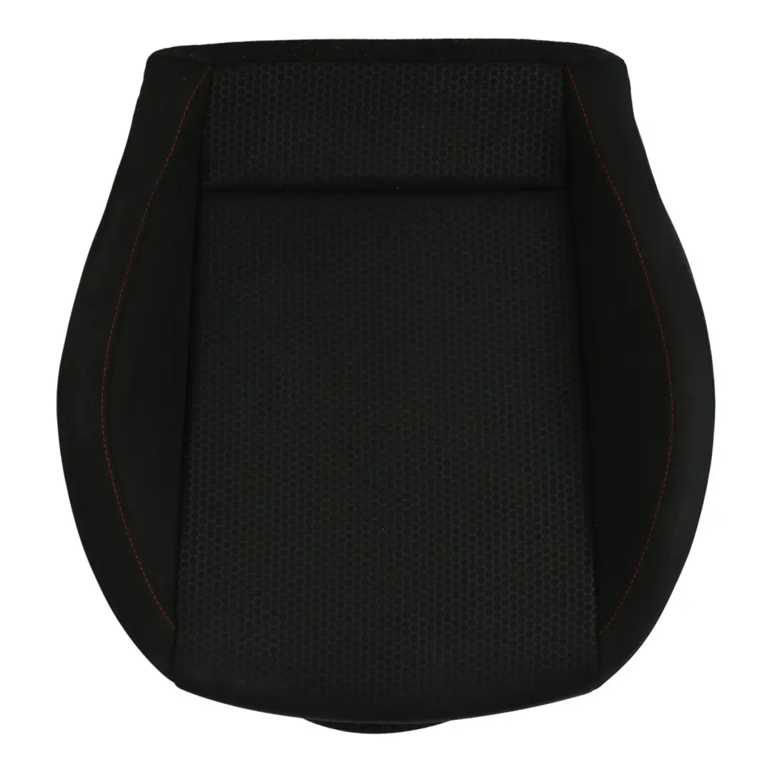Seat Ibiza 6J Coprisedile Anteriore Sinistro Tessuto Nero Rosso Filo - SKU 6J0881405C - Numero di parte 6J0881405C