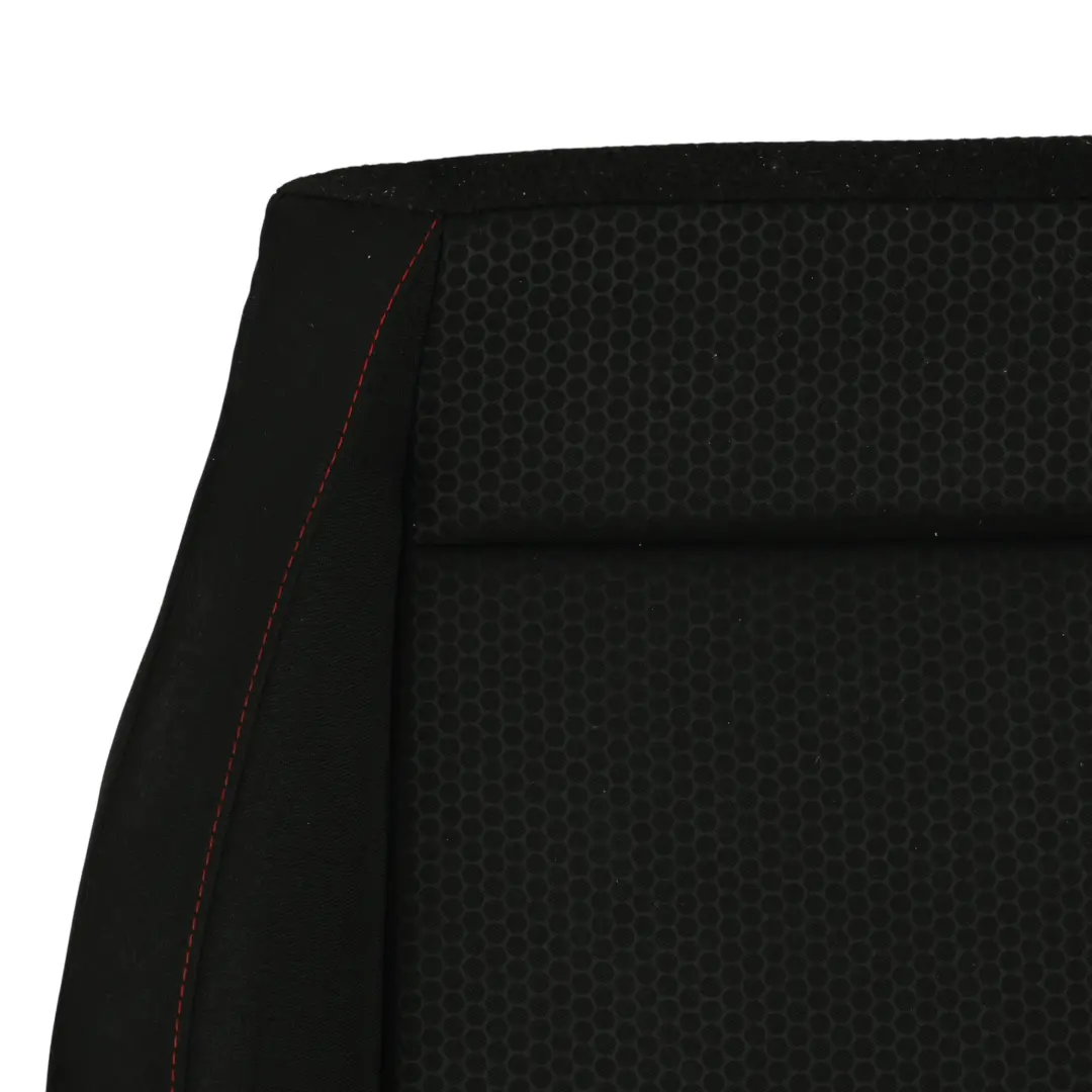 Seat Ibiza 6J Coprisedile Anteriore Sinistro Tessuto Nero Rosso Filo - SKU 6J0881405C - Numero di parte 6J0881405C
