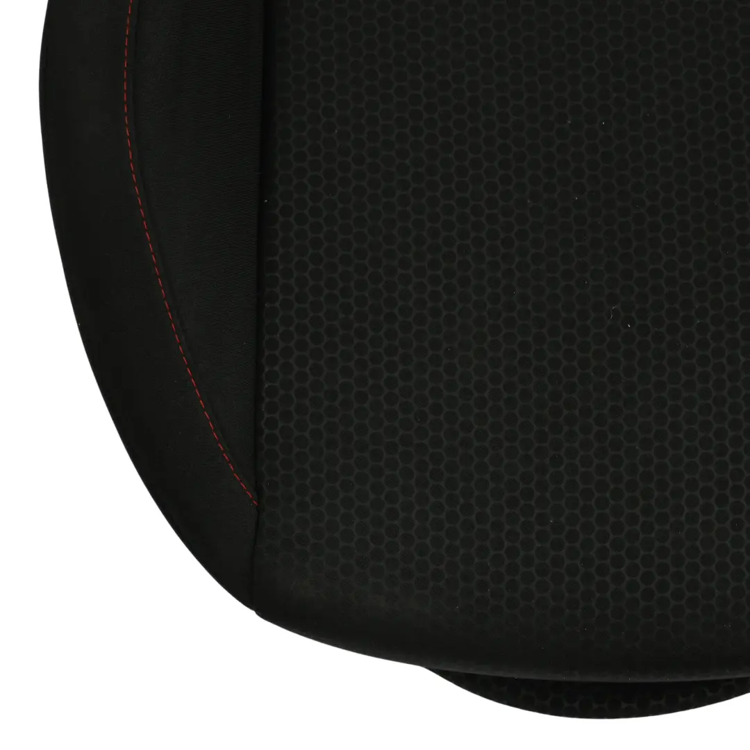 Seat Ibiza 6J Coprisedile Anteriore Sinistro Tessuto Nero Rosso Filo - SKU 6J0881405C - Numero di parte 6J0881405C