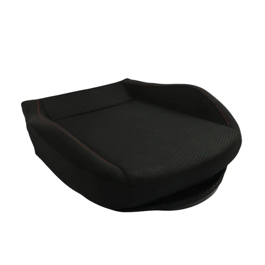 Seat Ibiza 6J Coprisedile Anteriore Sinistro Tessuto Nero Rosso Filo - SKU 6J0881405C - Numero di parte 6J0881405C