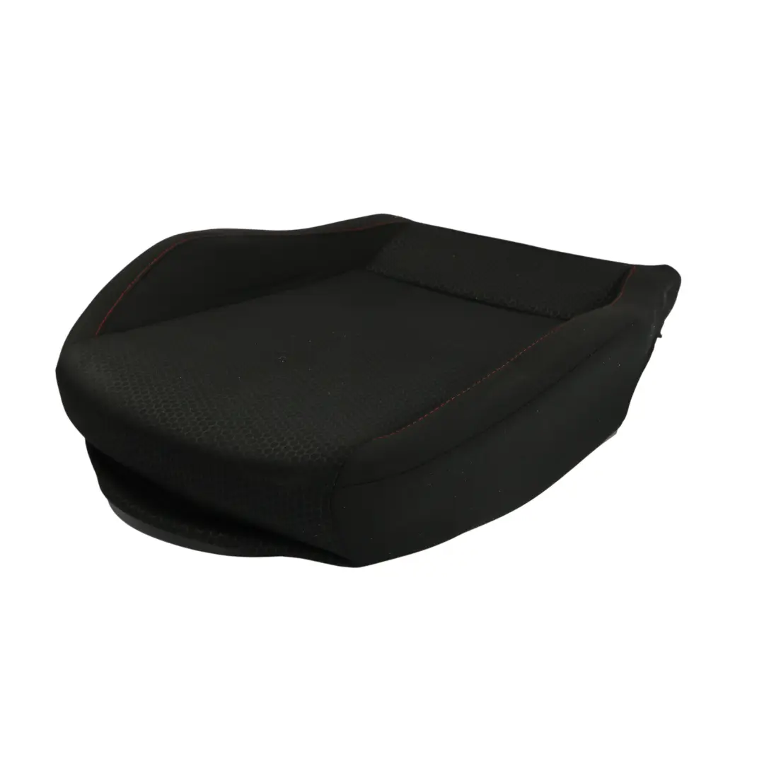 Seat Ibiza 6J Coprisedile Anteriore Sinistro Tessuto Nero Rosso Filo - SKU 6J0881405C - Numero di parte 6J0881405C