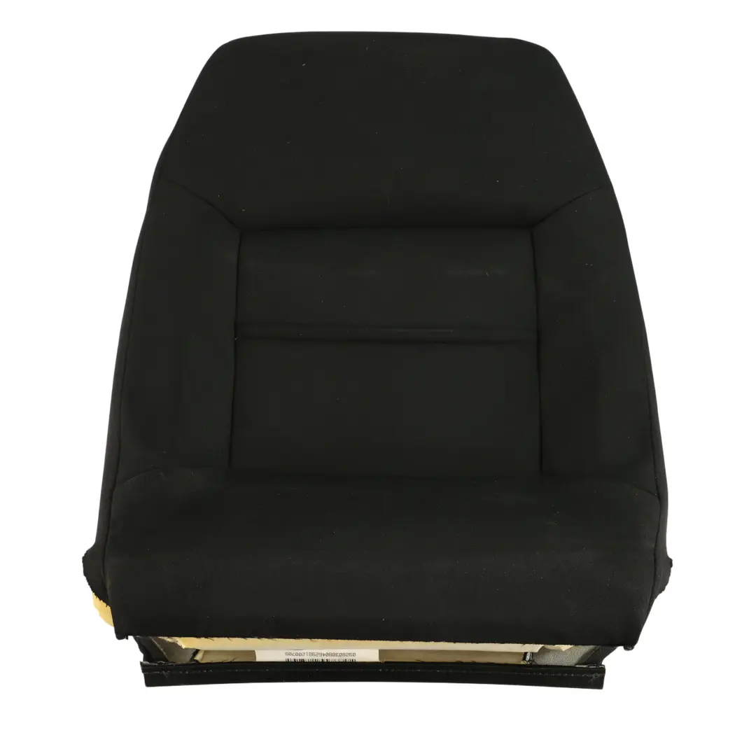 Seat Ibiza 6J Seat Backrest Front Left N/S Cloth Fabric Black Red Thread - SKU 6J0881805BF - Part number 6J0881805BF