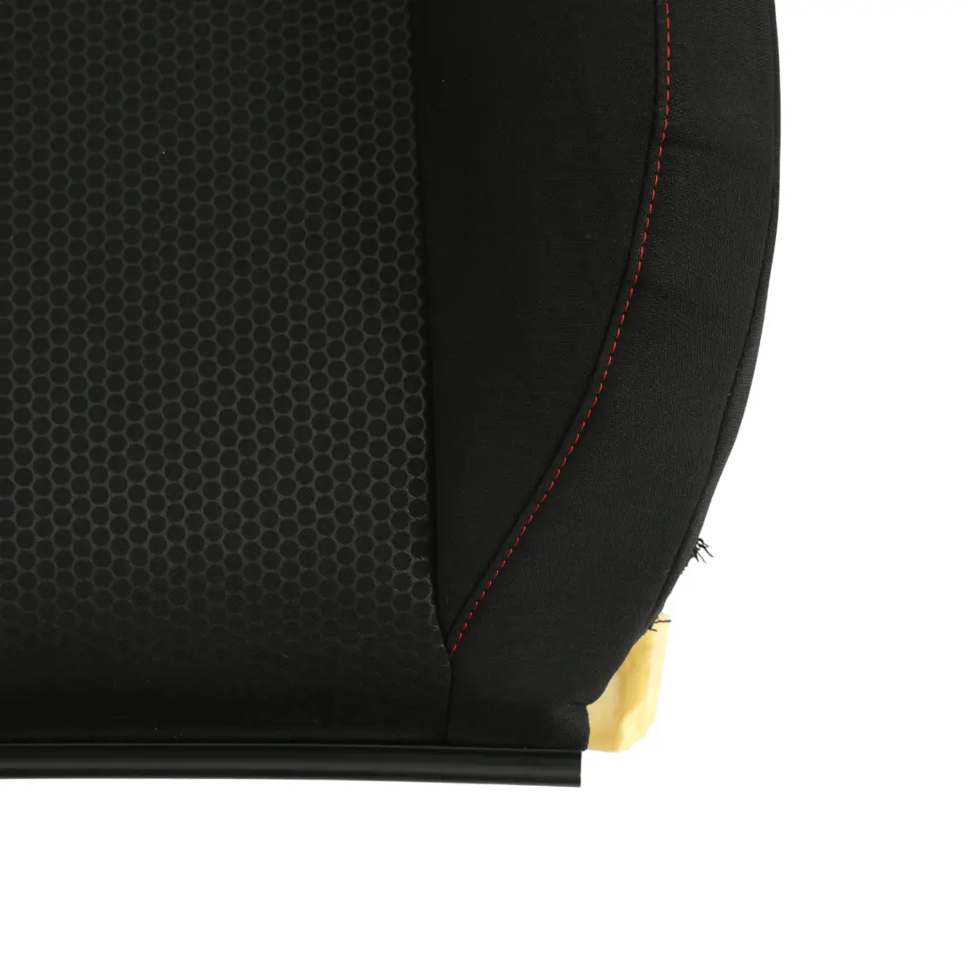 6J Sitzrückenlehne Vorne Links Stoff Schwarz Rot Faden Interieur für Seat Ibiza mit Teilenummer 6J0881805BF Seat Ibiza 6J Sitzrückenlehne Vorne Links Stoff Schwarz Rot Faden Interieur - SKU 6J0881805BF - Teilenummer 6J0881805BF