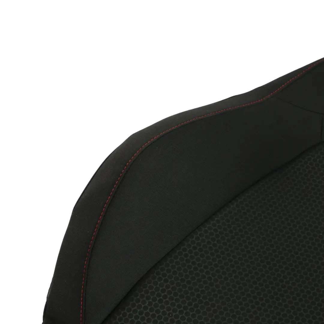 Seat Ibiza 6J Siège Dossier Avant Gauche Tissu Noir Rouge Fil Intérieur - SKU 6J0881805BF - Numéro de pièce 6J0881805BF