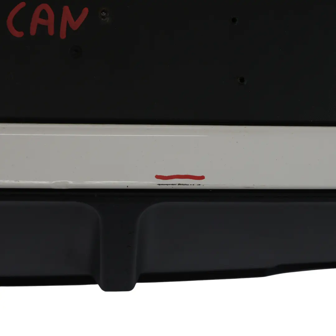Seat Ibiza 6J FR Rear Bumper Panel Covering Trim Candy White - B9A - SKU 6J3807421A-CAN - Part number 6J3807421A