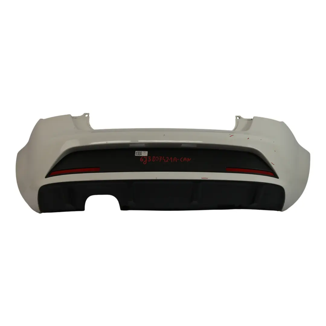 Seat Ibiza 6J FR Zderzak Tylny Osłona Panel Candy White Biały - B9A - SKU 6J3807421A-CAN - Numer Części 6J3807421A