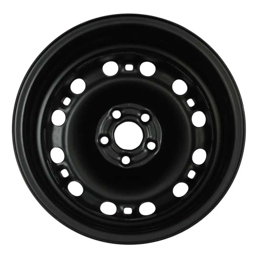 Skoda Fabia Mk1 Mk2 Felga Stalowa Koła Zapasowego R15 6J ET:43 - SKU 6Q0601027M - Numer Części 6Q0601027M