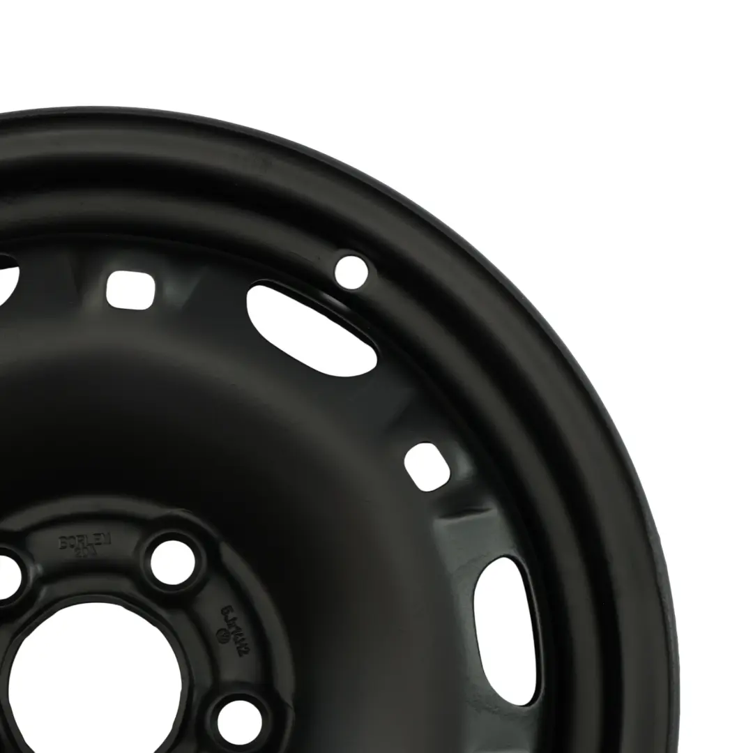 VW Polo Seat Ibiza Roue Secours Acier 14" 5J ET:35 - SKU 6Q0601027R - Numéro de pièce 6Q0601027R