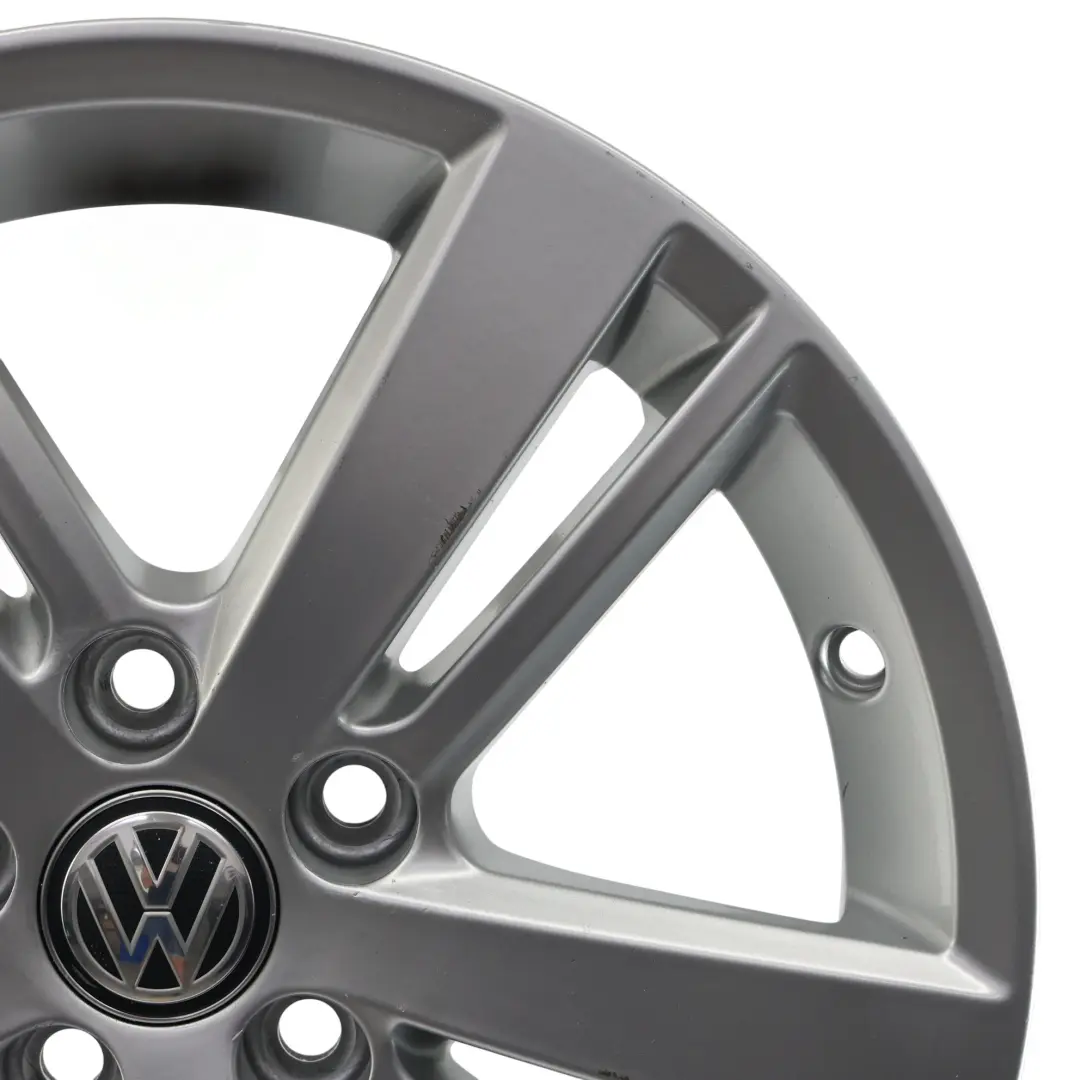 Volkswagen Polo 6C Silberne Leichtmetallfelge 15" 6J ET:40 - SKU 6QS601025C-1 - Teilenummer 6QS601025C