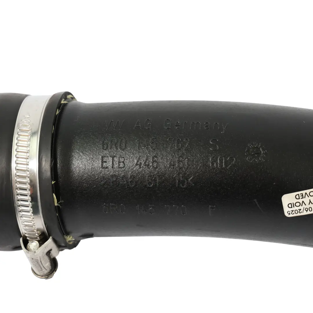 Luftaufladung Ladeluftkühler Ansaugrohr Schlauchleitung 6R0145762S für Audi A1 8X mit Teilenummer 6R0145762R Audi A1 8X Luftaufladung Ladeluftkühler Ansaugrohr Schlauchleitung 6R0145762S - SKU 6R0145762R - Teilenummer 6R0145762R