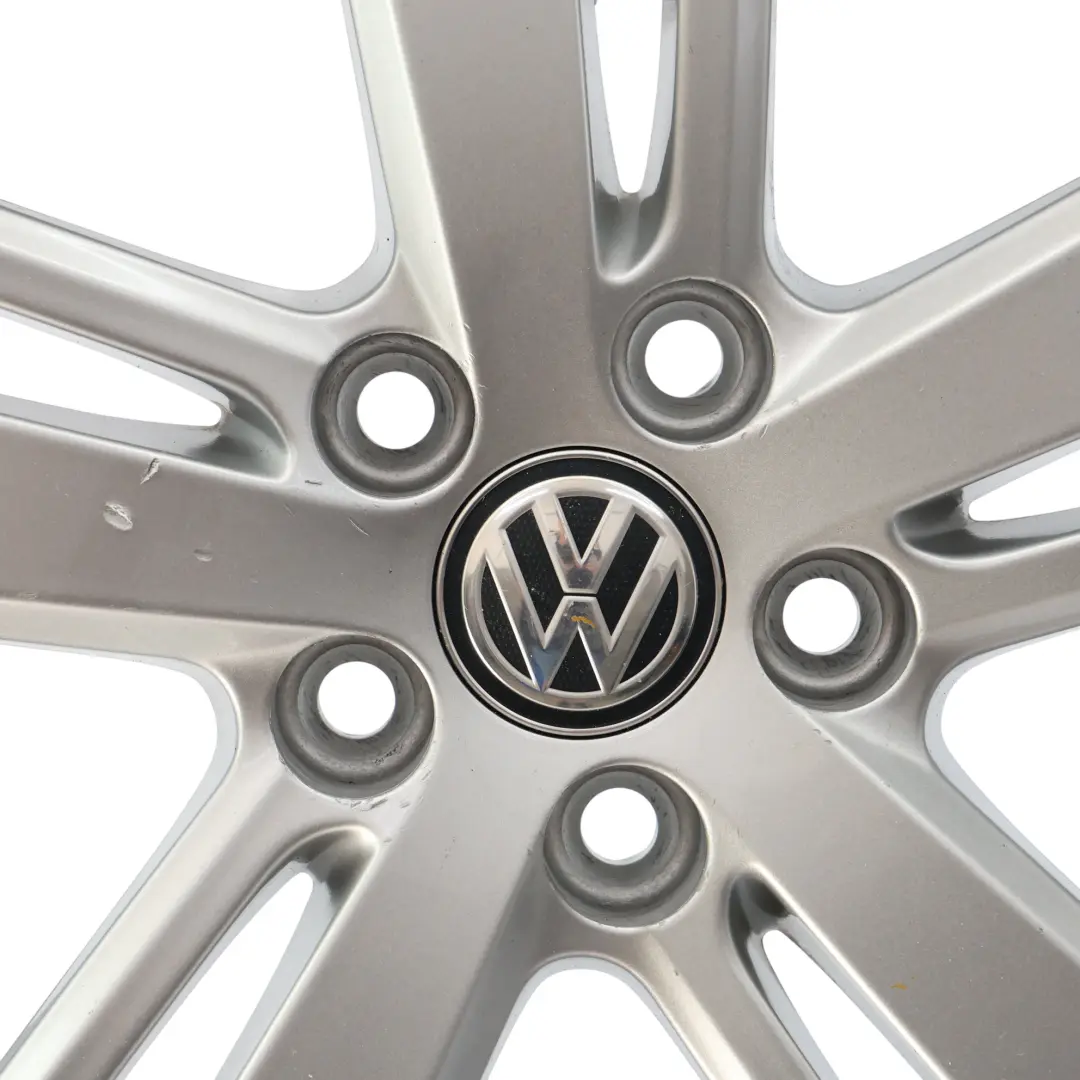 Mk5 6R Silver Wheel Alloy Rim 15" ET:40 6J to Volkswagen Polo with Part number 6R0601025AB Volkswagen Polo Mk5 6R Silver Wheel Alloy Rim 15" ET:40 6J - SKU 6R0601025AB-1 - Part number 6R0601025AB