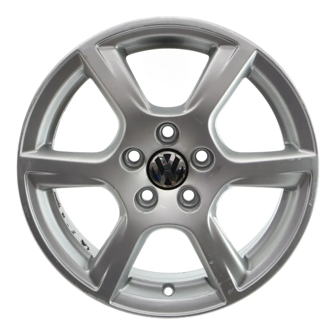 VW Volkswagen Polo 6R Mk5 Llanta De Aleación Plata 15" ET:40 6J - SKU 6R0601025C-1 - Número de pieza 6R0601025C