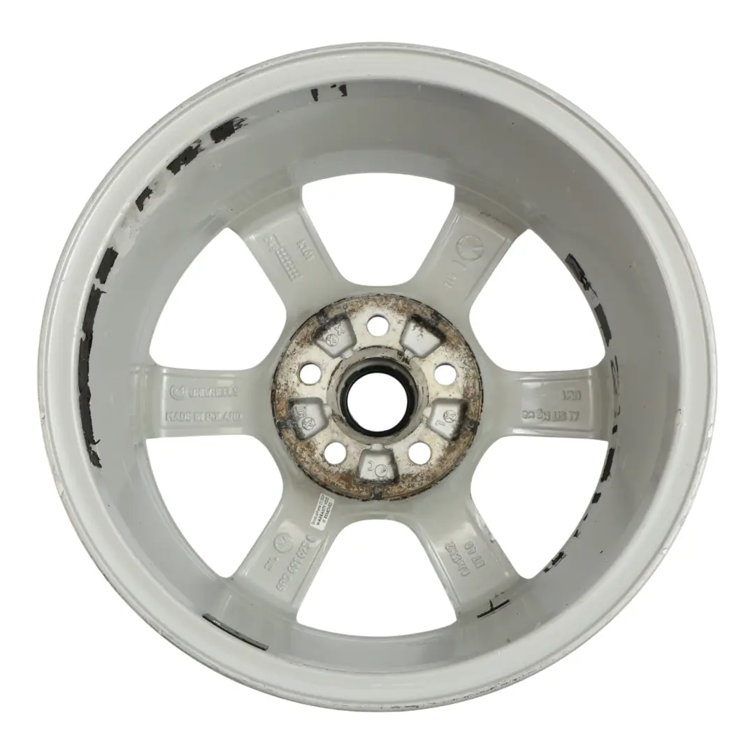 VW Volkswagen Polo 6R Mk5 Wheel Rim Alloy Silver 15" ET:40 6J - SKU 6R0601025C-1 - Part number 6R0601025C
