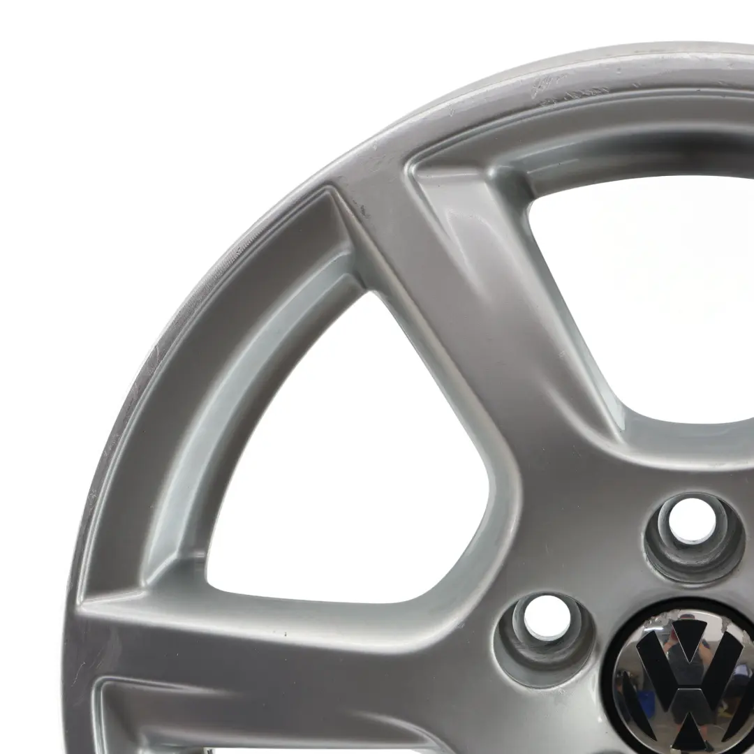 VW Volkswagen Polo 6R Mk5 Wheel Rim Alloy Silver 15" ET:40 6J - SKU 6R0601025C-1 - Part number 6R0601025C