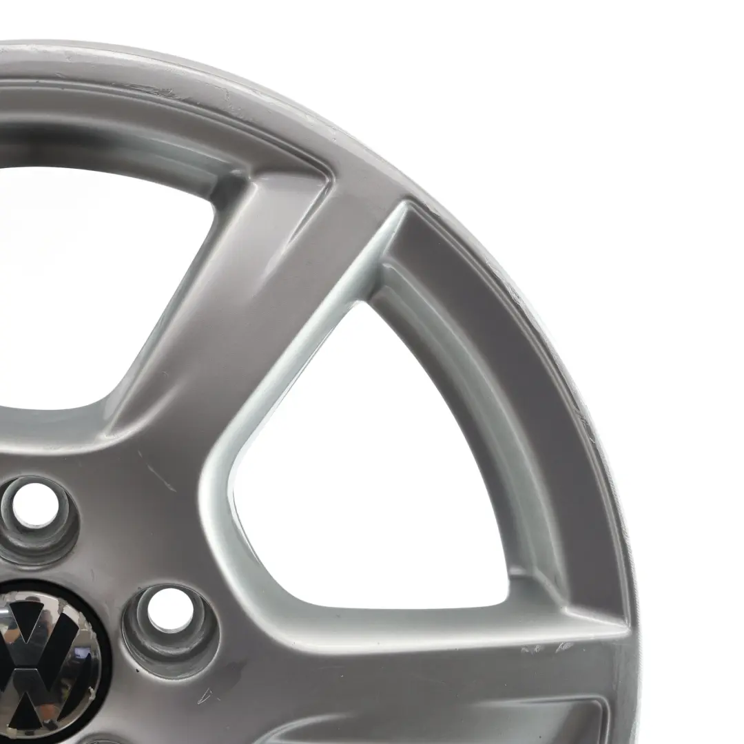 VW Volkswagen Polo 6R Mk5 Wheel Rim Alloy Silver 15" ET:40 6J - SKU 6R0601025C-1 - Part number 6R0601025C