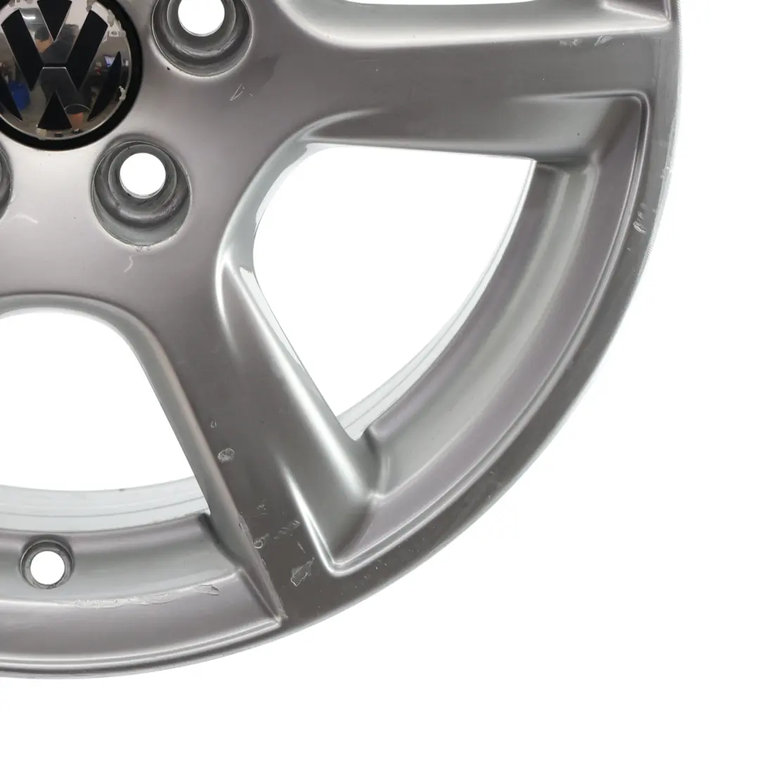 VW Volkswagen Polo 6R Mk5 Wheel Rim Alloy Silver 15" ET:40 6J - SKU 6R0601025C-1 - Part number 6R0601025C