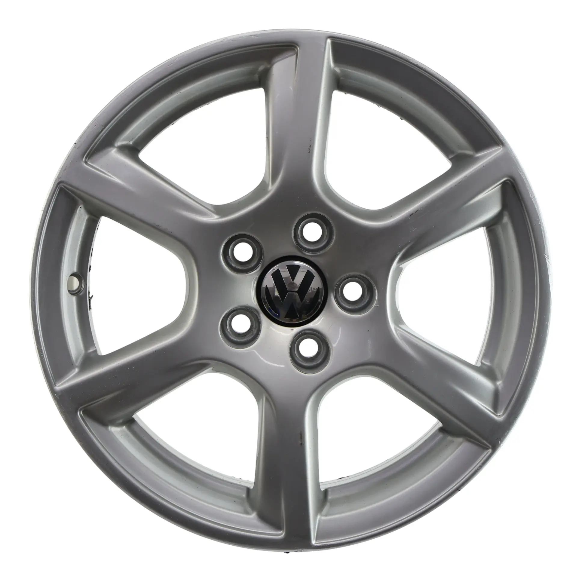 VW Volkswagen Polo 6R Mk5 Wheel Rim Alloy Silver 15" ET:40 6J 6R0601025C
