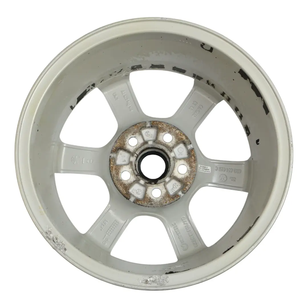 VW Volkswagen Polo 6R Mk5 Wheel Rim Alloy Silver 15" ET:40 6J - SKU 6R0601025C-2 - Part number 6R0601025C