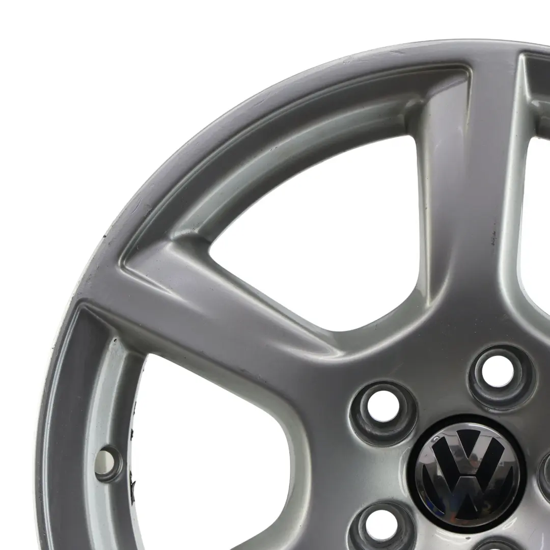 VW Volkswagen Polo 6R Mk5 Wheel Rim Alloy Silver 15" ET:40 6J - SKU 6R0601025C-2 - Part number 6R0601025C
