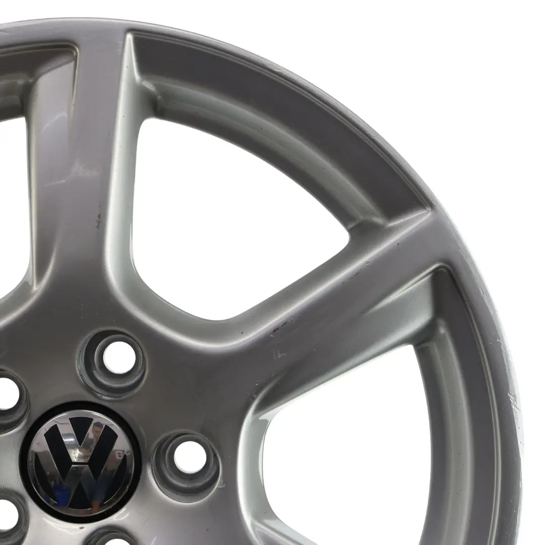 VW Volkswagen Polo 6R Mk5 Wheel Rim Alloy Silver 15" ET:40 6J - SKU 6R0601025C-2 - Part number 6R0601025C