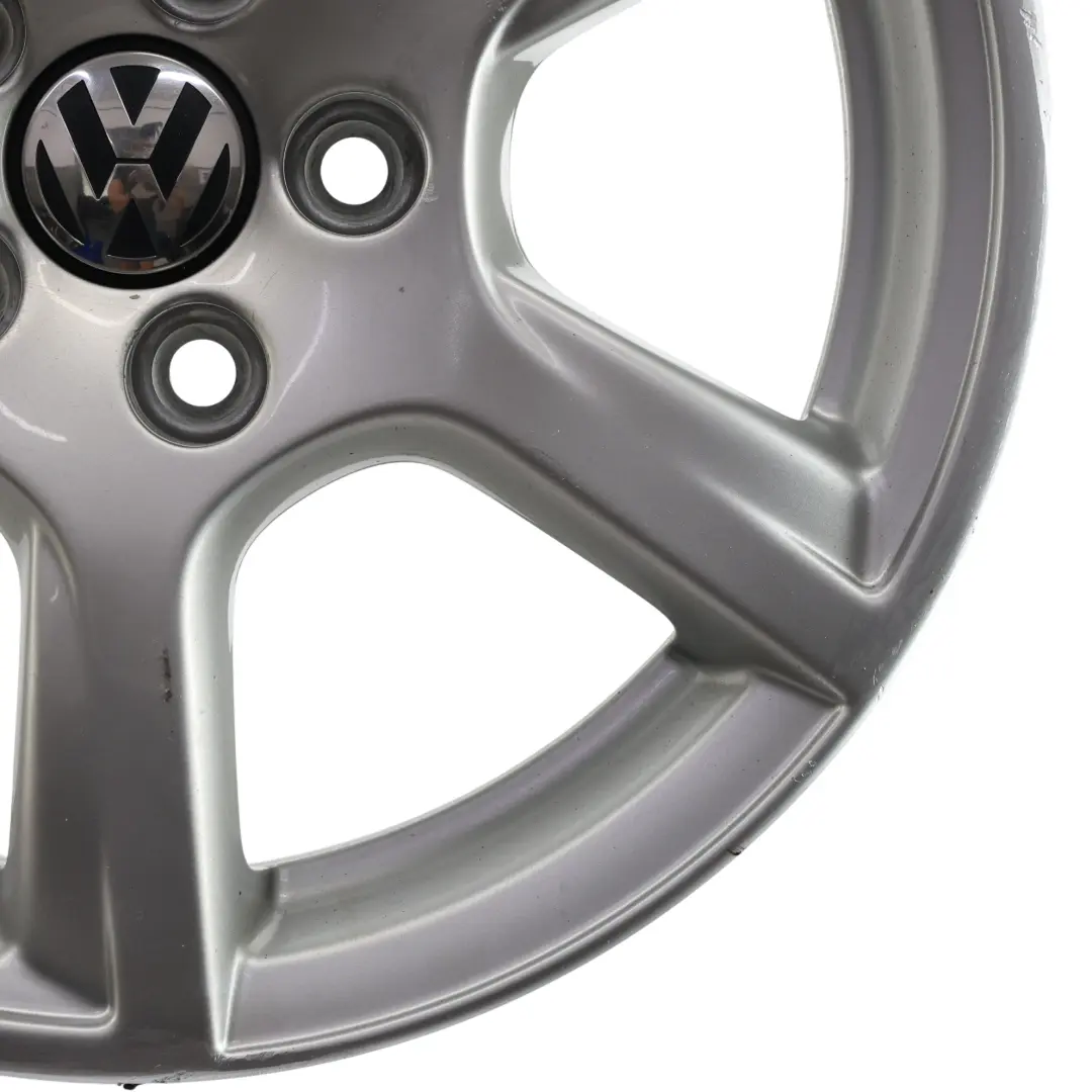 VW Volkswagen Polo 6R Mk5 Wheel Rim Alloy Silver 15" ET:40 6J - SKU 6R0601025C-2 - Part number 6R0601025C