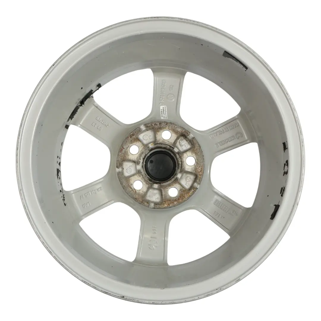 VW Volkswagen Polo 6R Mk5 Wheel Rim Alloy Silver 15" ET:40 6J - SKU 6R0601025C-3 - Part number 6R0601025C
