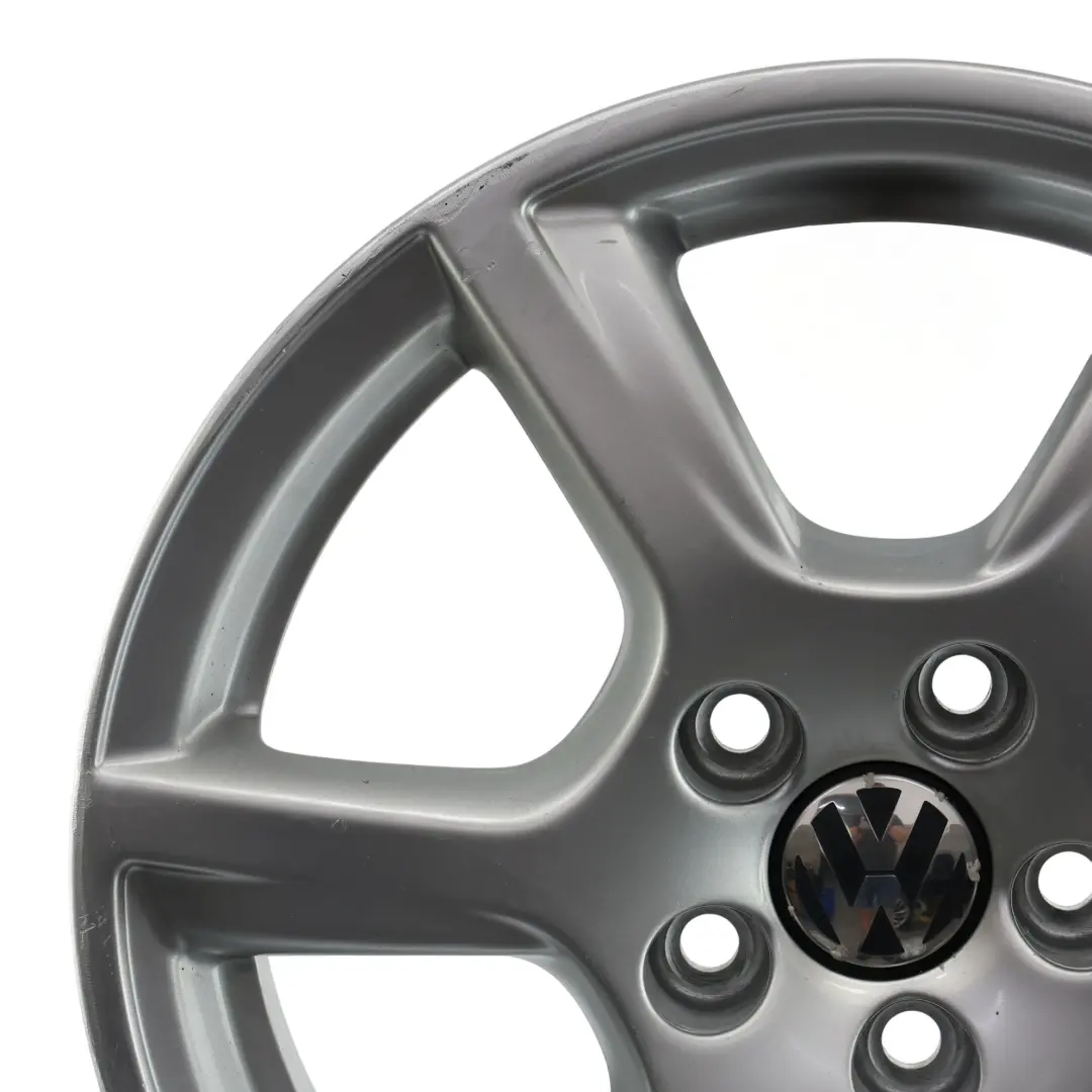 VW Volkswagen Polo 6R Mk5 Wheel Rim Alloy Silver 15" ET:40 6J - SKU 6R0601025C-3 - Part number 6R0601025C