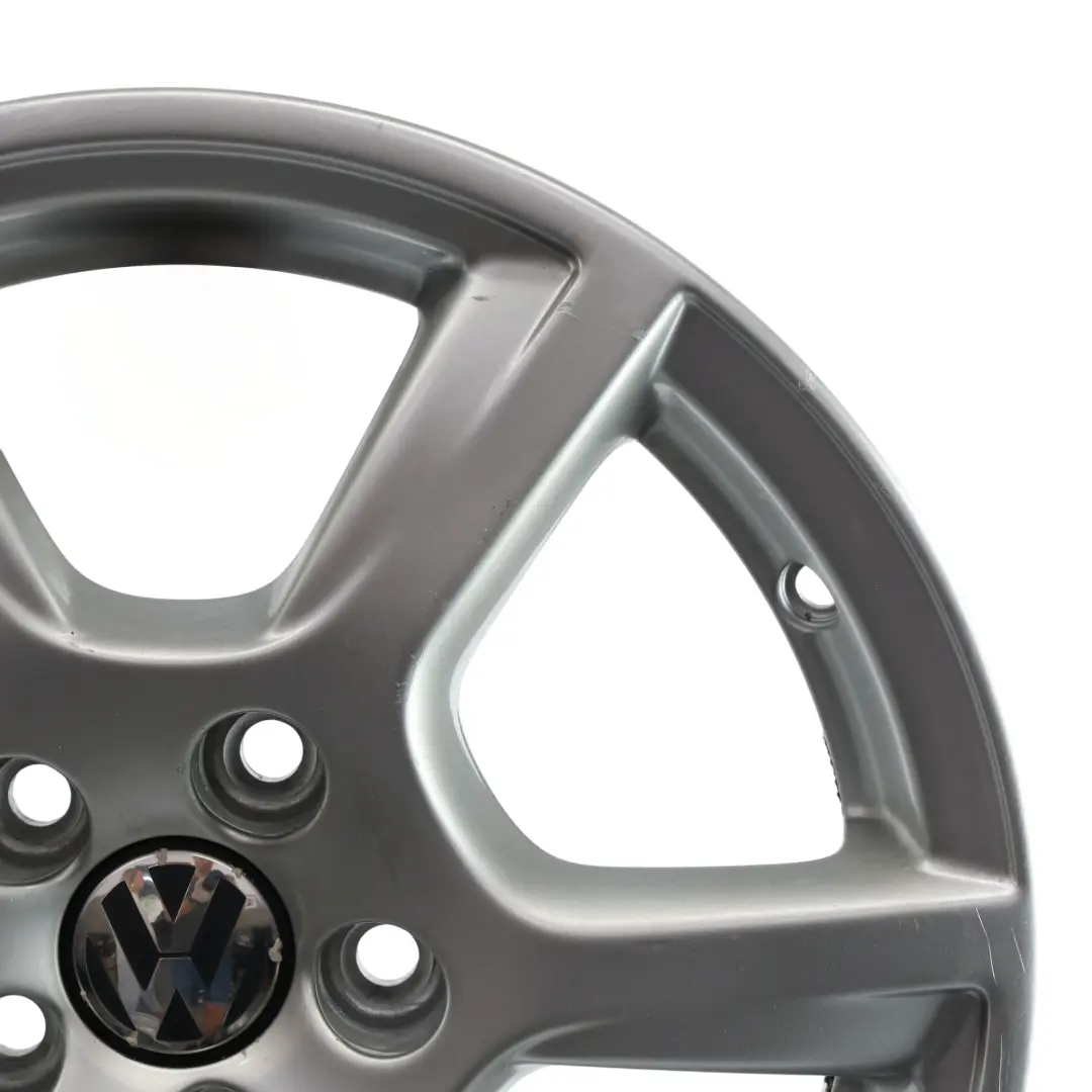 VW Volkswagen Polo 6R Mk5 Wheel Rim Alloy Silver 15" ET:40 6J - SKU 6R0601025C-3 - Part number 6R0601025C