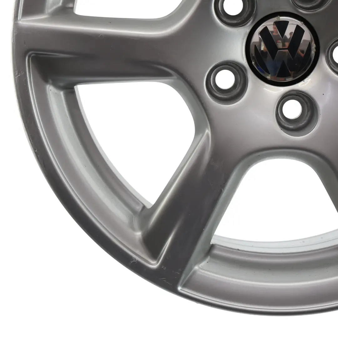 VW Volkswagen Polo 6R Mk5 Wheel Rim Alloy Silver 15" ET:40 6J - SKU 6R0601025C-3 - Part number 6R0601025C