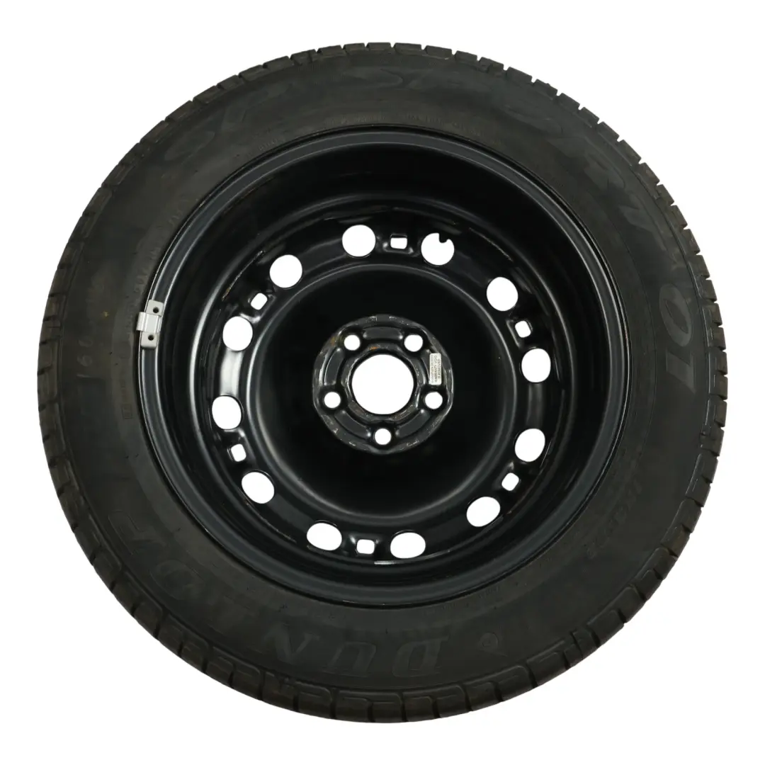 VW Volkswagen Polo Mk5 6R Koło Zapasowe Stalowe R15 Opona 185/60 - SKU 6R0601027C - Numer Części 6R0601027C