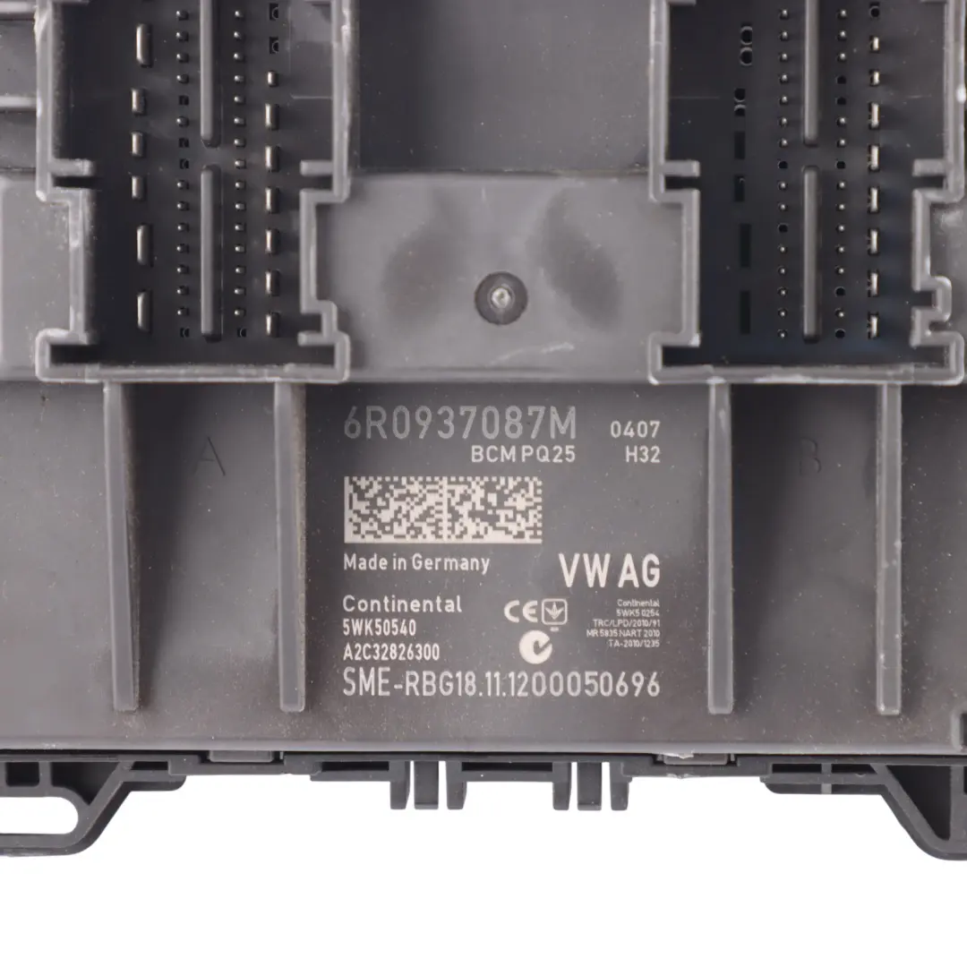 Seat Ibiza 6J Modulo Centralina Body Control Comfort BCM ECU - SKU 6R0937087M - Numero di parte 6R0937087M