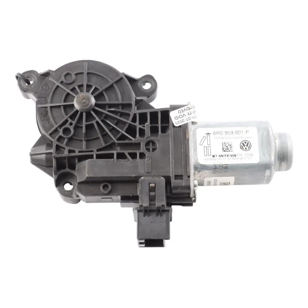 Front Door Window Lifter Motor Left N/S Drive to Volkswagen Polo 6R 5 with Part number 6R0959801P Volkswagen Polo 6R 5 Front Door Window Lifter Motor Left N/S Drive - SKU 6R0959801P - Part number 6R0959801P