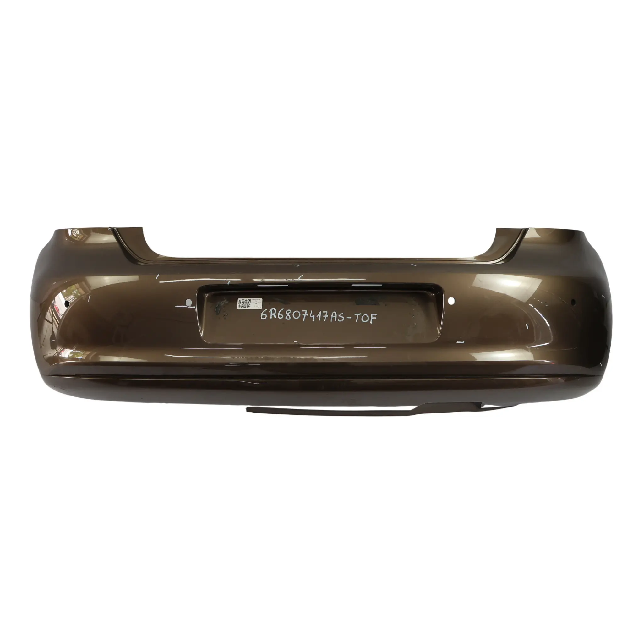 Volkswagen VW Polo 6R Bumper Cover Rear Trim Panel Toffee Brown Metallic - H8Z