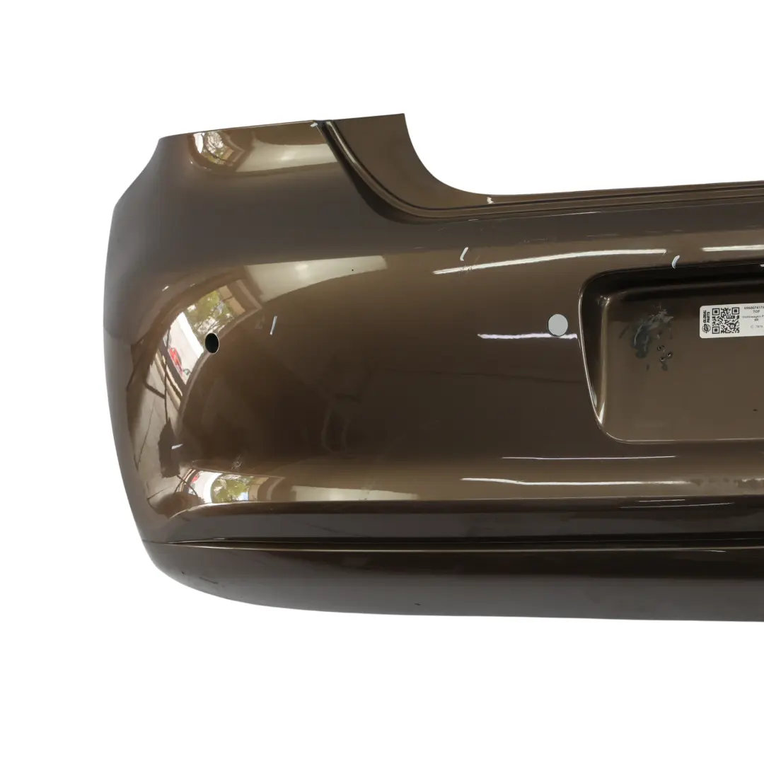 Volkswagen VW Polo 6R Bumper Cover Rear Trim Panel Toffee Brown Metallic - H8Z - SKU 6R6807417AS-TOF - Part number 6R6807417AS