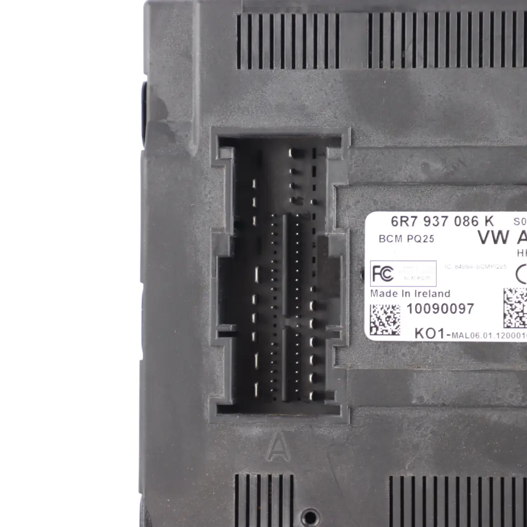 Body Control Module Convenience Unit BCM ECU to Skoda Fabia 5J with Part number 6R7937086K Skoda Fabia 5J Body Control Module Convenience Unit BCM ECU - SKU 6R7937086K - Part number 6R7937086K