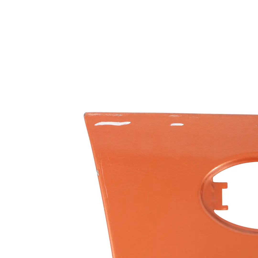 Side Wing Panel Front Right O/S Fender Hot Orange Metallic - A26 to Mini R50 R53 with Part number 7037438 Mini R50 R53 Side Wing Panel Front Right O/S Fender Hot Orange Metallic - A26 - SKU 7037438-HOT1 - Part number 7037438