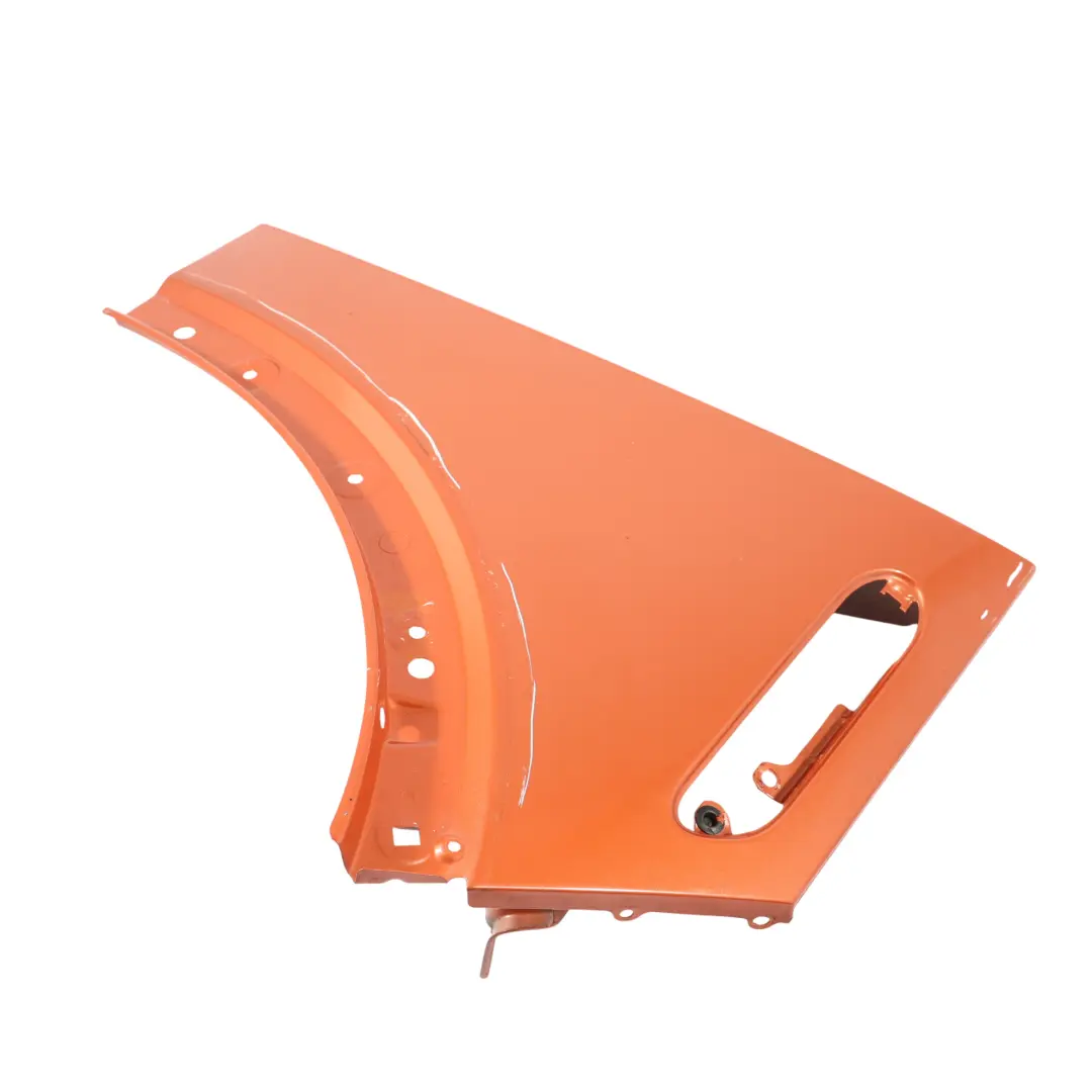Side Wing Panel Front Right O/S Fender Hot Orange Metallic - A26 to Mini R50 R53 with Part number 7037438 Mini R50 R53 Side Wing Panel Front Right O/S Fender Hot Orange Metallic - A26 - SKU 7037438-HOT1 - Part number 7037438