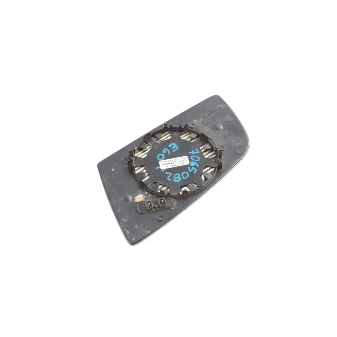 BMW E60 E61 E63 Right O/S Wing Mirror Glass Heated Wide Angle Blue - SKU 7065082-2 - Part number 7065082