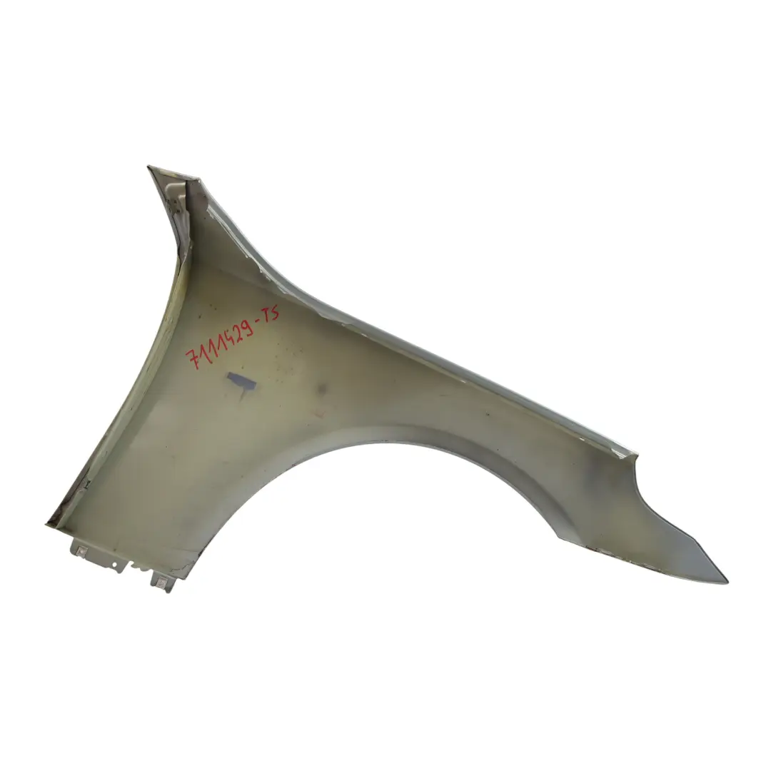 Side Panel Front Left N/S Wing Fender Titan Silver Metallic - 475 to BMW E60 E61 with Part number 7111429 BMW E60 E61 Side Panel Front Left N/S Wing Fender Titan Silver Metallic - 475 - SKU 7111429-TS - Part number 7111429