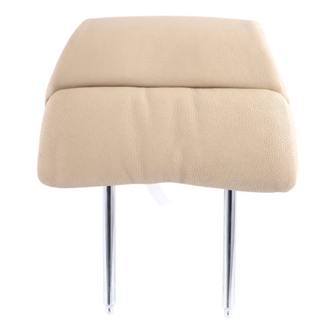 Headrest Front Left Right N/O/S Comfort Seat Beige Leather to BMW E60 E61 Seat with Part number 7114424 BMW E60 E61 Seat Headrest Front Left Right N/O/S Comfort Seat Beige Leather - SKU 7114424 - Part number 7114424